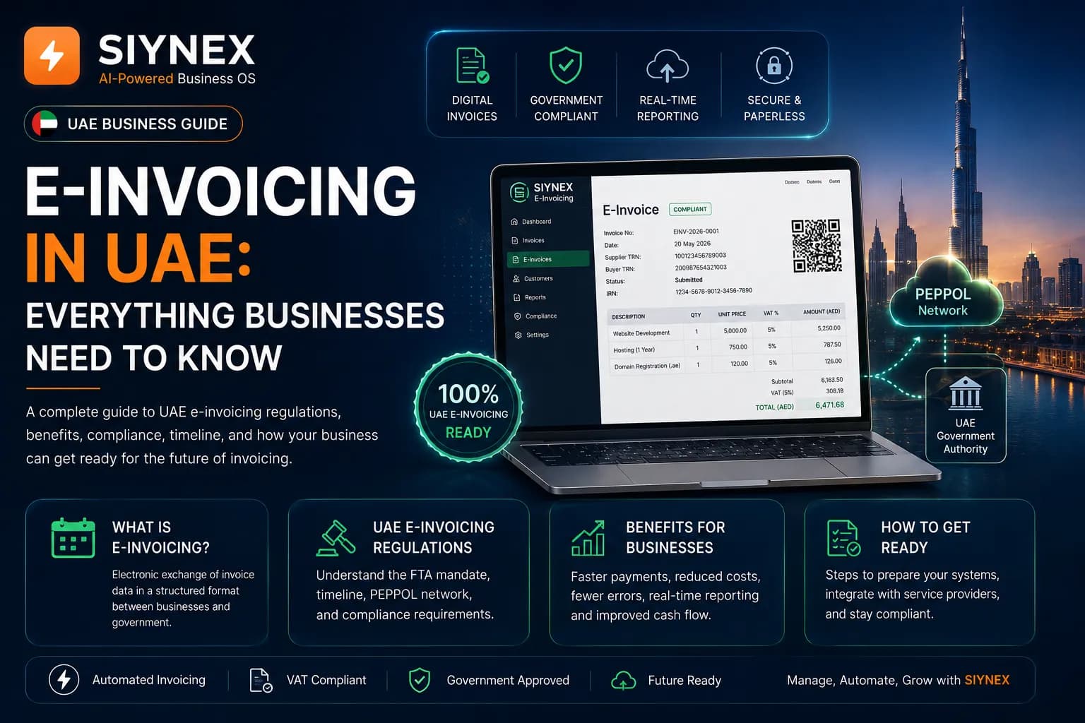 E-Invoicing in UAE: Everything Businesses Need to Know (2026 Guide)