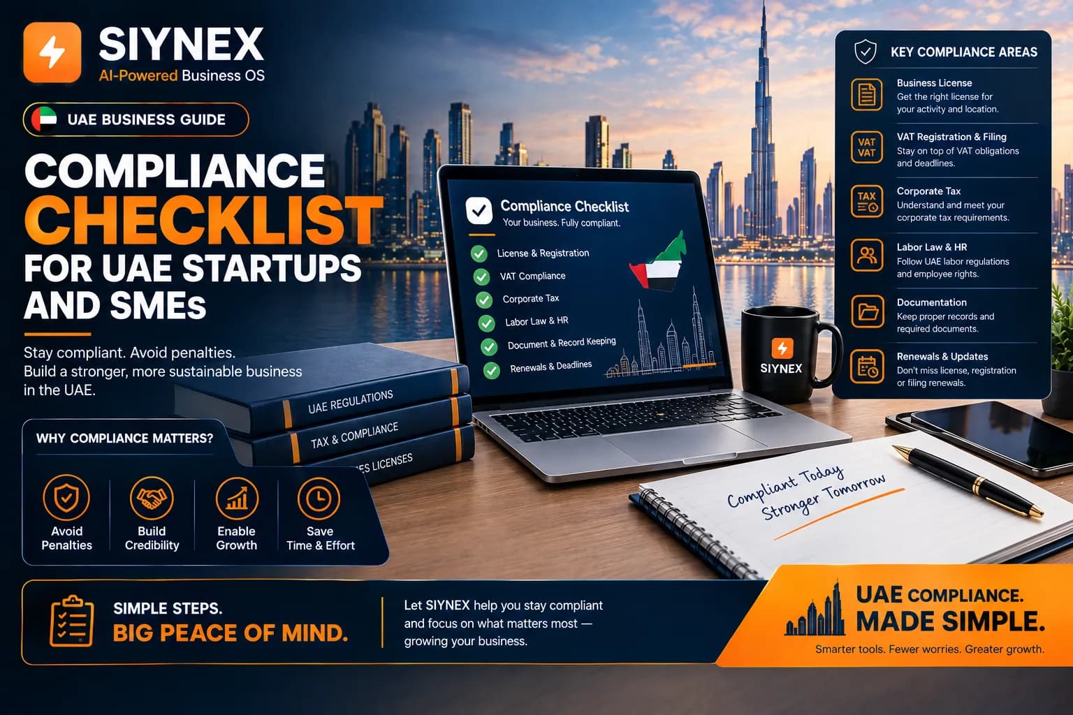 Compliance Checklist for UAE Startups and SMEs (2026 Complete Guide)