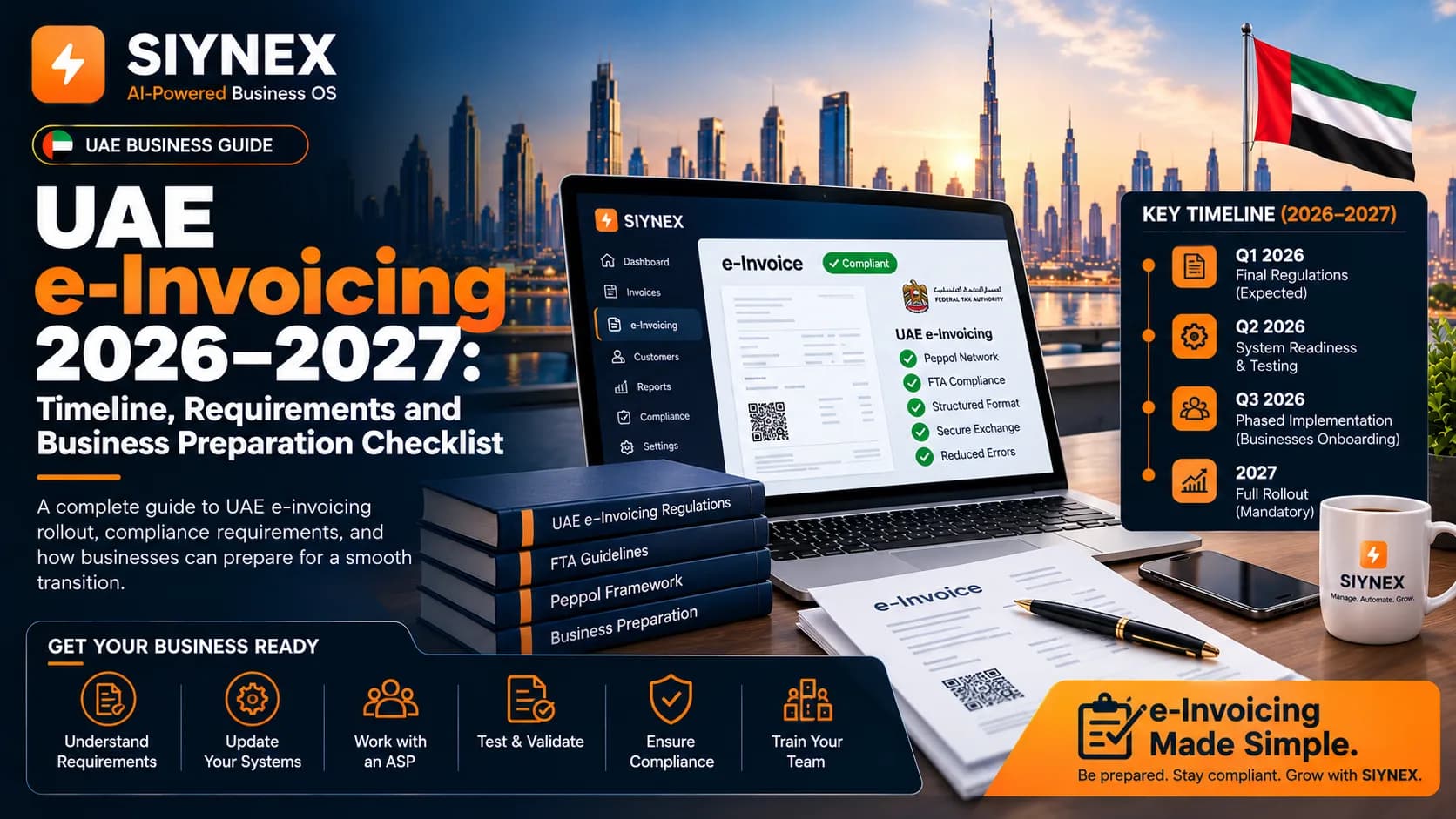 UAE e-Invoicing 2026–2027: Timeline, Requirements and Business Preparation Checklist